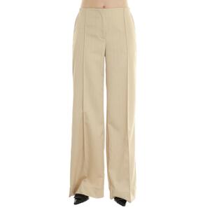 PANTALONE GESSATO SABBIA